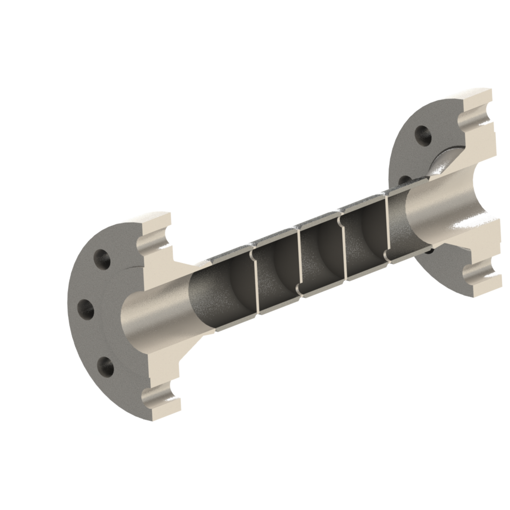 BETFITT restriction orifice assembly — cutaway showing multi-stage internals